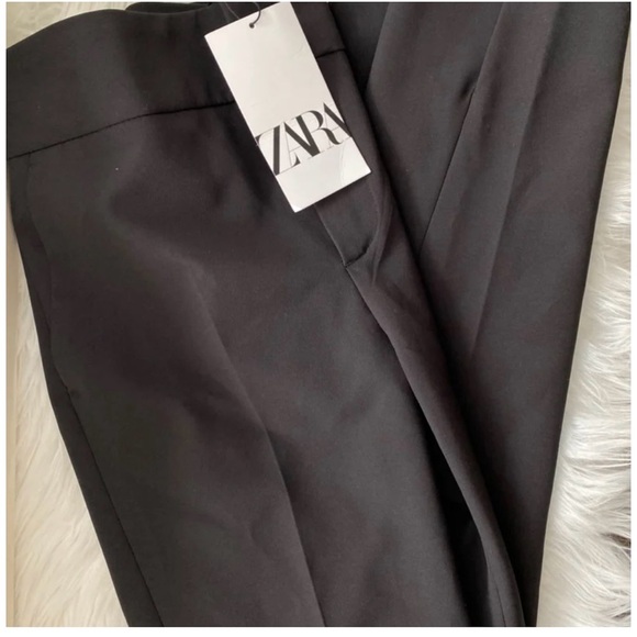 Zara Black Tailored Trousers NWT Women’s Size 2 - Picture 3 of 5